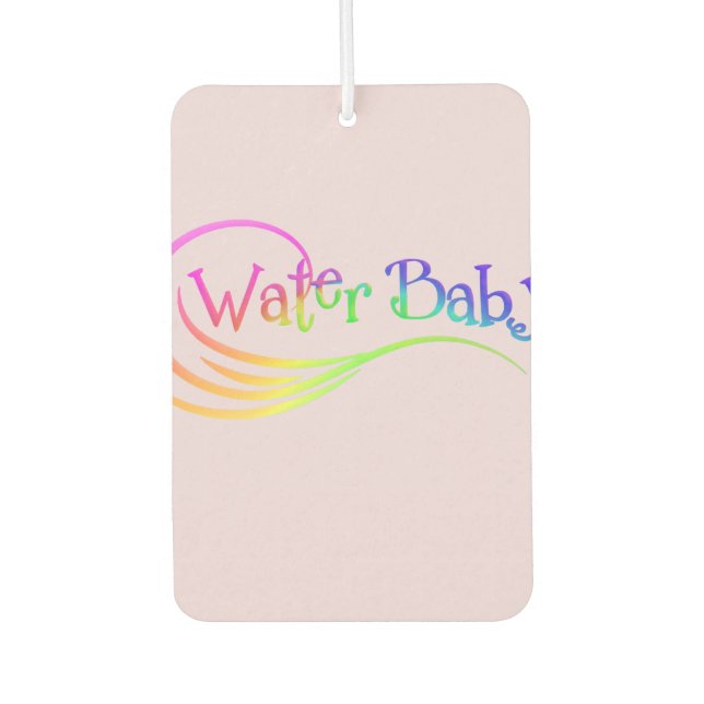 Water Baby Car Freshener (Front)
