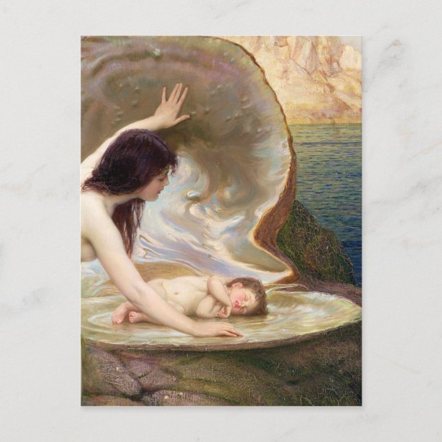 Water Baby - Herbert James Draper Postcard (Front)