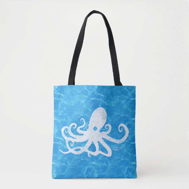 Water Baby Octopus Tote (Front)