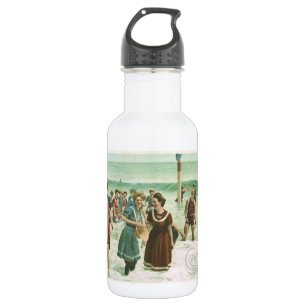 Water Baby Vintage Bathers Water Bottle