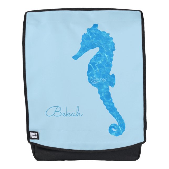 Water Baby - Water Seahorse Backpack (Front)