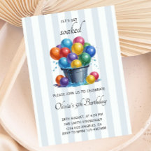 Water Balloon Birthday Party Summer Water Fight