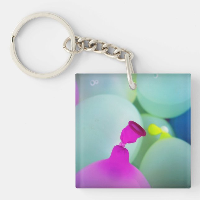 Water Balloons Key Ring (Front)