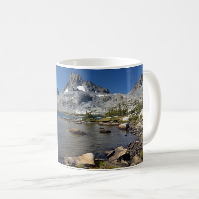 Water | Banner Peak Thousand Island Lake Coffee Mug (Front Right)