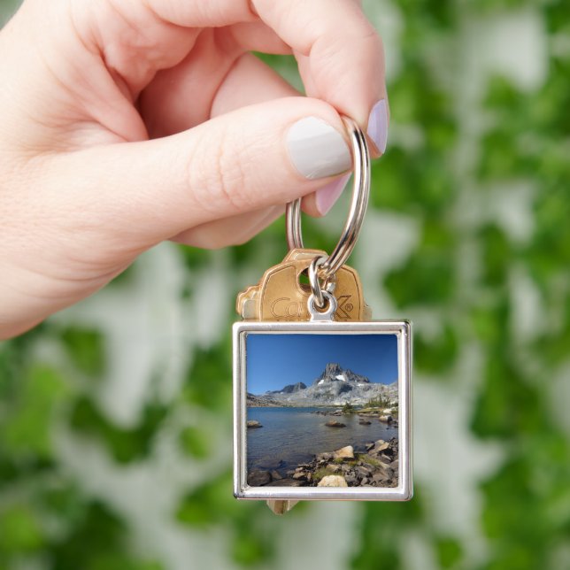 Water | Banner Peak Thousand Island Lake Key Ring (Hand)