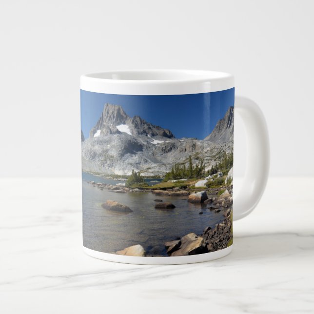 Water | Banner Peak Thousand Island Lake Large Coffee Mug (Front Right)