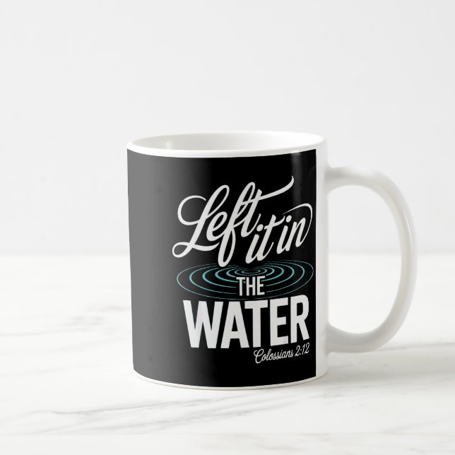 Water Baptism Made New In Christ Christian Faith B Coffee Mug (Right)