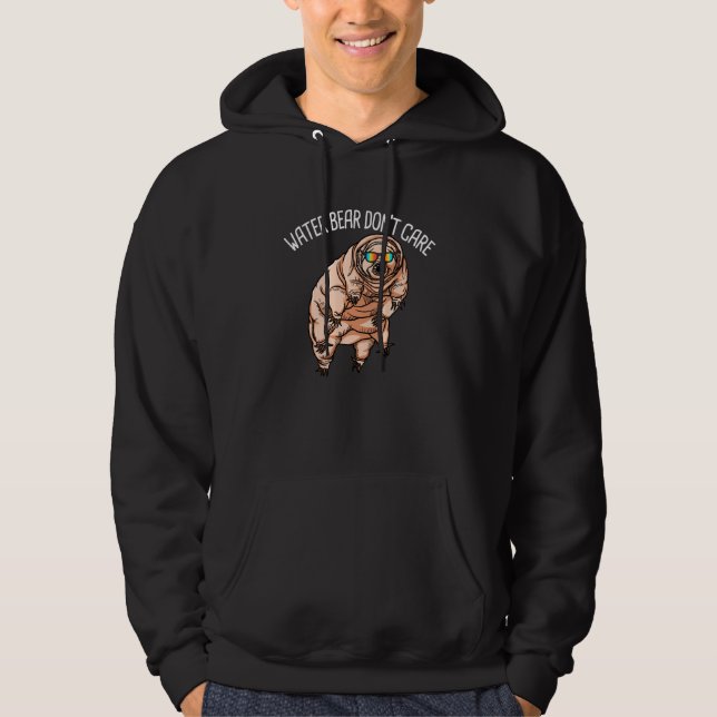 Water Bear Don't Care Kids Tardigrade Tough As A T Hoodie (Front)