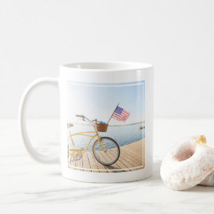 Water Bicycle By the Lake Coffee Mug