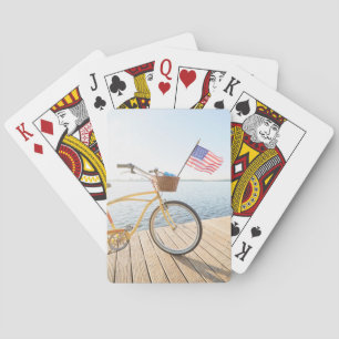 Water   Bicycle By the Lake Playing Cards