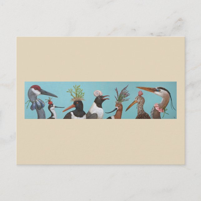 Water Birds postcard (Front)