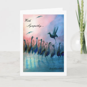 Water Birds, With Sympathy... Card