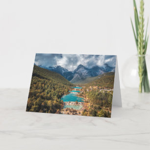 Water   Blue Moon Lake, China Card