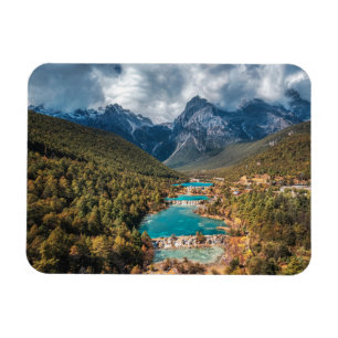 Water   Blue Moon Lake, China Magnet
