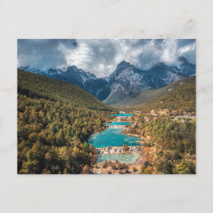 Water   Blue Moon Lake, China Postcard