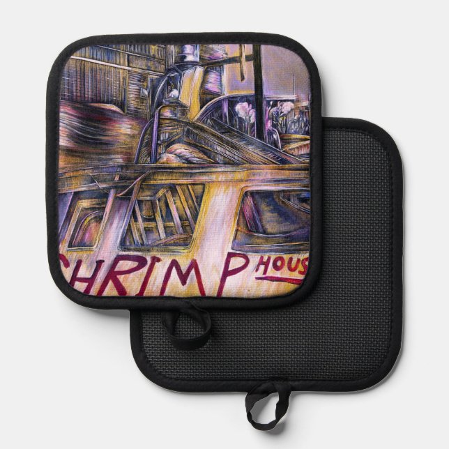 Water.born Mystery Meat. Pot Holder (Front/Back)