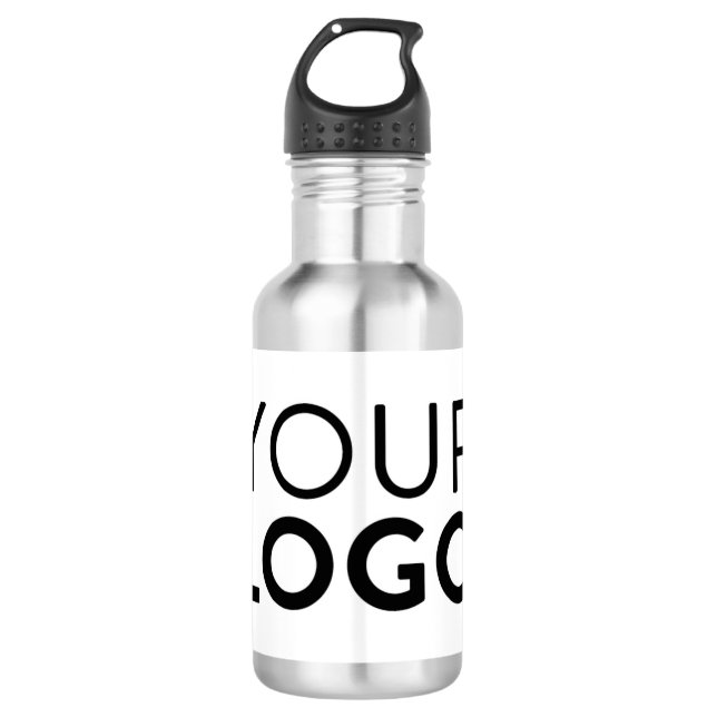 Water Bottle (24 oz) - Matte Black (Front)