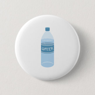 Water Bottle 6 Cm Round Badge