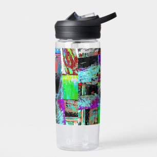 Water Bottle – Abstract Grid