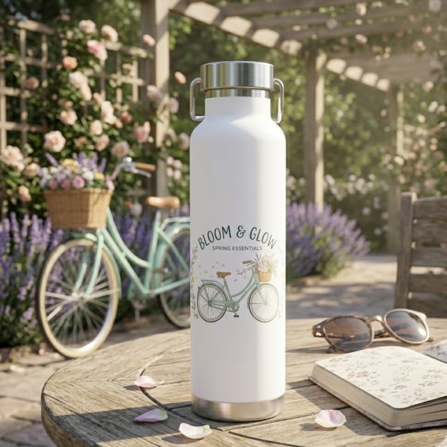 Water Bottle Bloom & Glow Vintage Bicycle Spring f (Creator Uploaded)