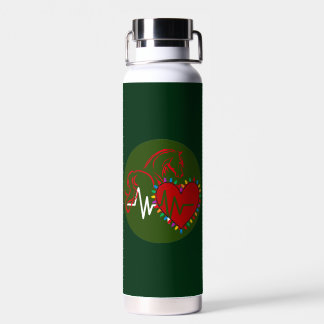 Water Bottle Christmas Logo