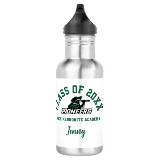 Water Bottle Dock Mennonite Academy Logo Custom