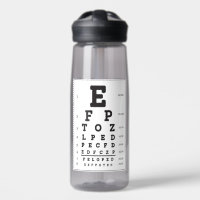 Water Bottle Eye Chart