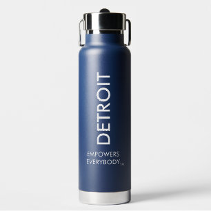 Water Bottle Featuring Detroit Empowers Everybody