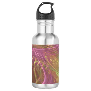 Water Bottle Green Magenta Asymmetric Fractal