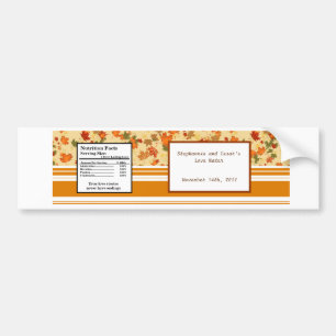 Water Bottle Label Foliage Branch