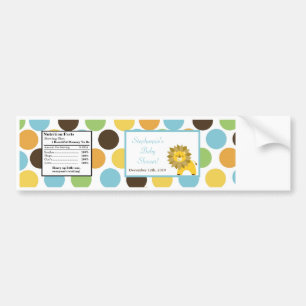 Water Bottle Label Jungle King Lion Safari Zoo