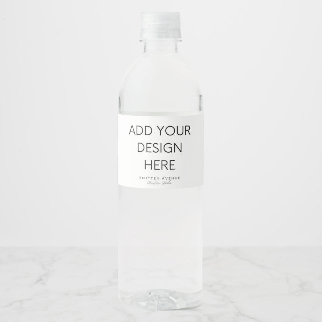 Water Bottle Label Printing (Front)