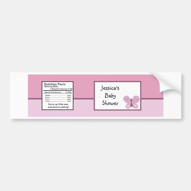 Water Bottle Label Sugar Plum (Front)