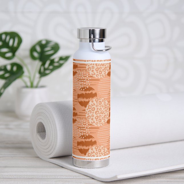 Water Bottle Leopard Print (Yoga)
