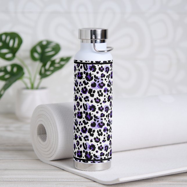 Water Bottle Leopard Print (Yoga)