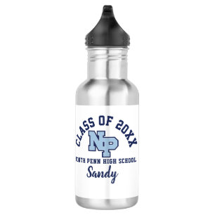 Water Bottle North Penn High School Logo Custom