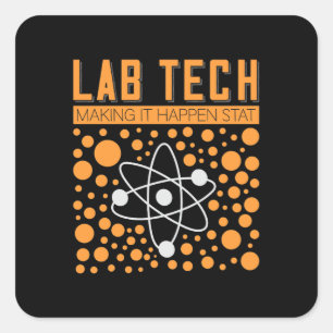 Water Bottle Square Sticker