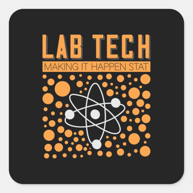 Water Bottle Square Sticker (Front)