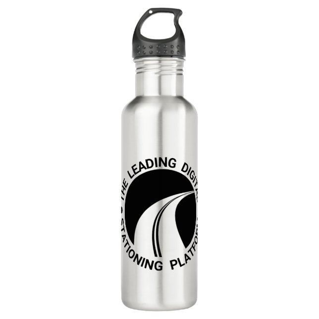 Water Bottle, Stainless Steel, 24 oz 710 Ml Water Bottle (Front)