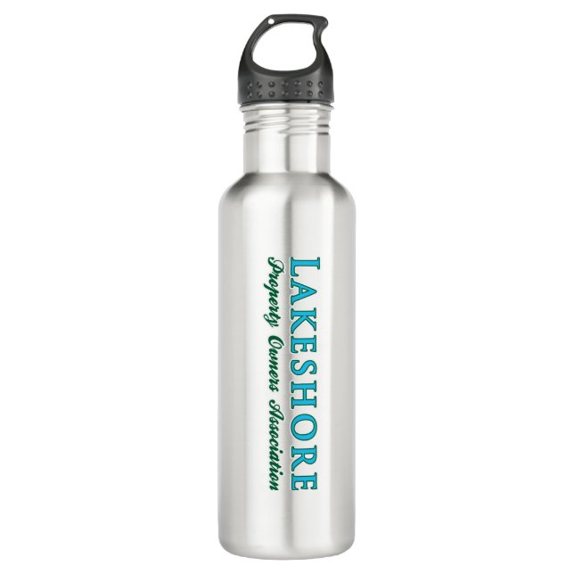 Water Bottle, Stainless Steel, 24 oz 710 Ml Water Bottle (Front)