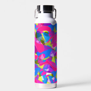 Water Bottle with abstract graphic art.