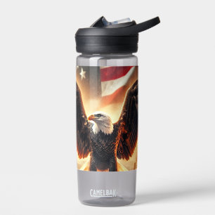 Water bottle with American Eagle
