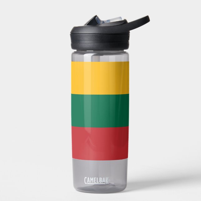 Water bottle with flag of Lithuania (Left)