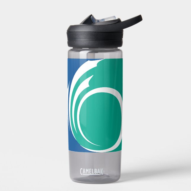 Water bottle with flag of Ottawa, Canada (Left)