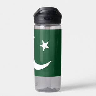 Water bottle with flag of Pakistan