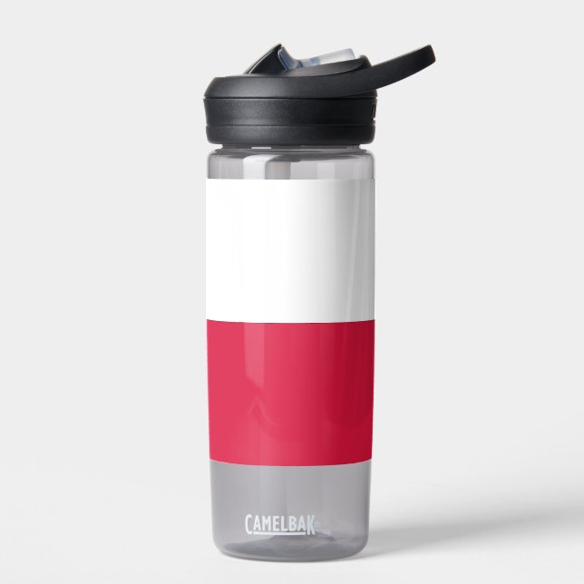 Water bottle with flag of Poland (Left)