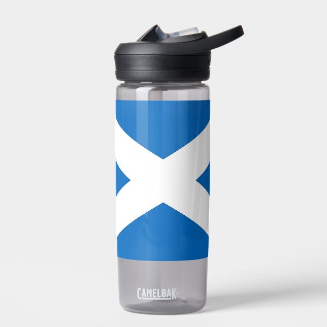 Water bottle with flag of Scotland, United Kingdom (Left)