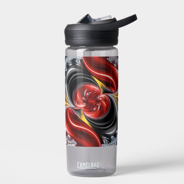 Water bottle with German Colours Design (Left)