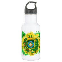 Water Bottle with Imperial Aquaired flag