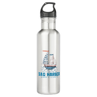 Water Bottle with Sag Harbor logo